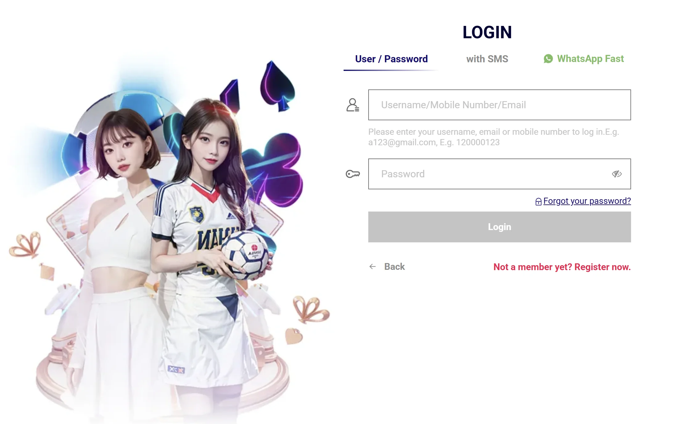 login